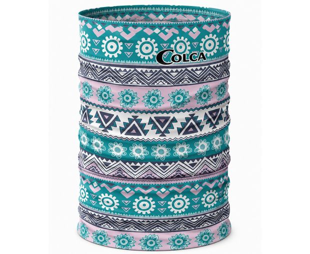 COLCA Merino Wool Bandana in a patterned design