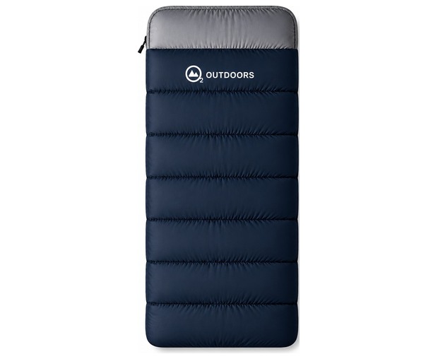 O2 Outdoors Arctic sleeping bag in navy