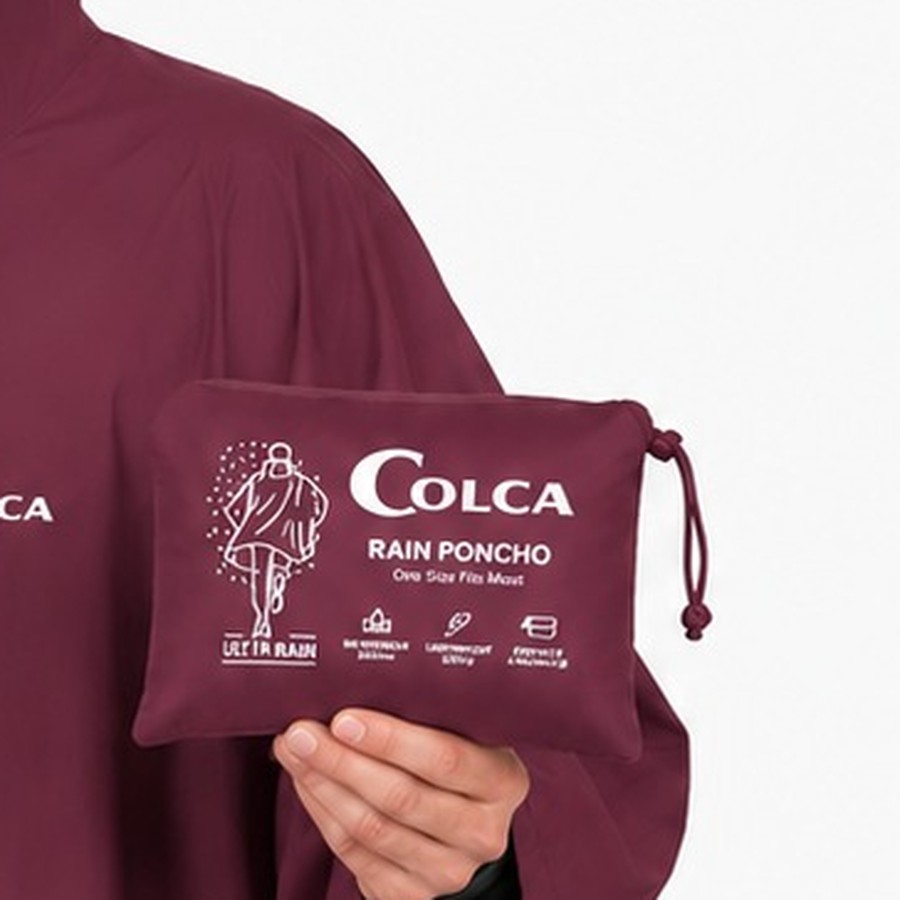 COLCA rain poncho carry pouch